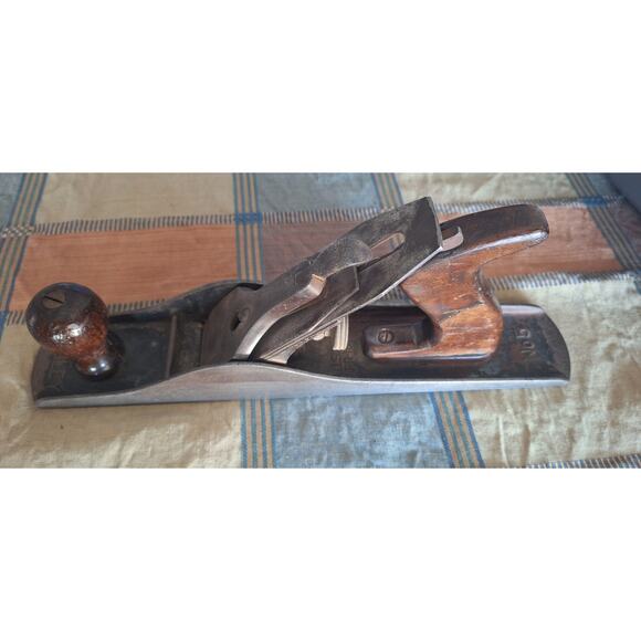 Stanley Bailey no. 5 plane- USA made flat base no.5, 14"- Patent 4/19/1910 Nice! - Picture 1 of 12